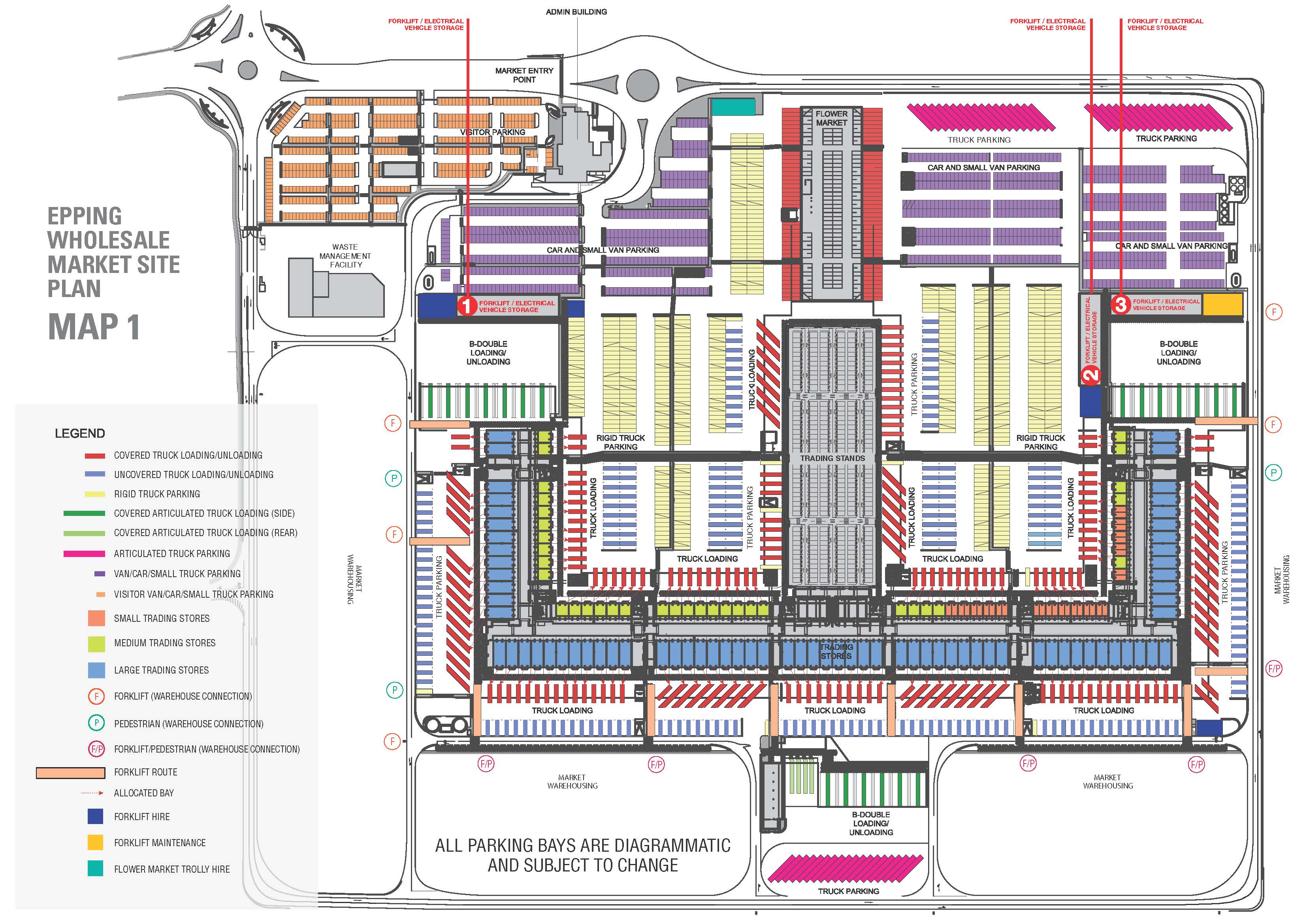 Forklift / Electric Vehicle Storage Melbourne Wholesale Fruit